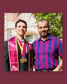 Nate receives honors medallion!