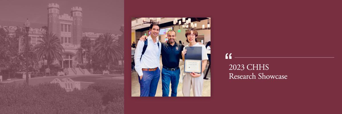 CHHS announces 2023 Research Showcase winners and Ian receives the third prize!