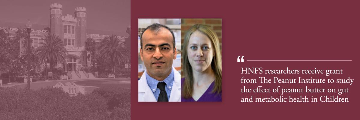 HNFS researchers receive grant from The Peanut Institute to study the effect of peanut butter on gut and metabolic health in Children