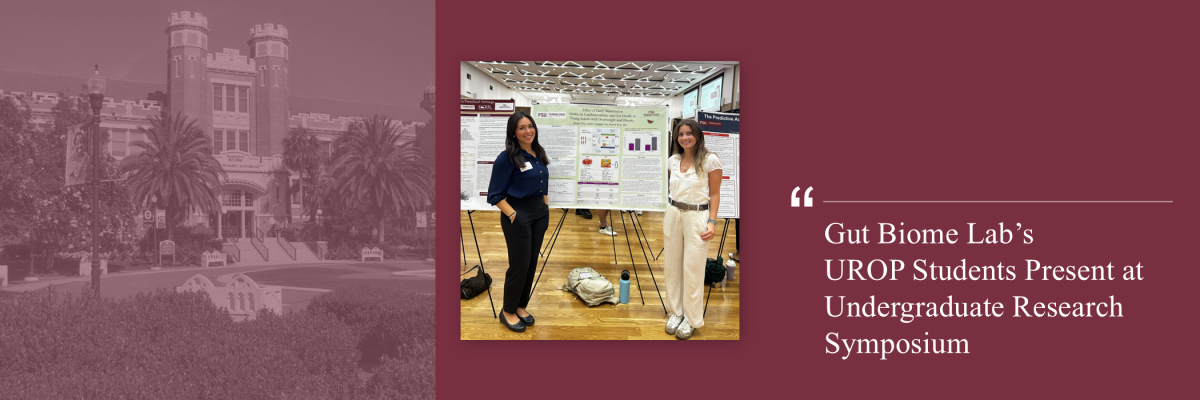 Gut Biome Lab’s UROP Students Present at Undergraduate Research Symposium