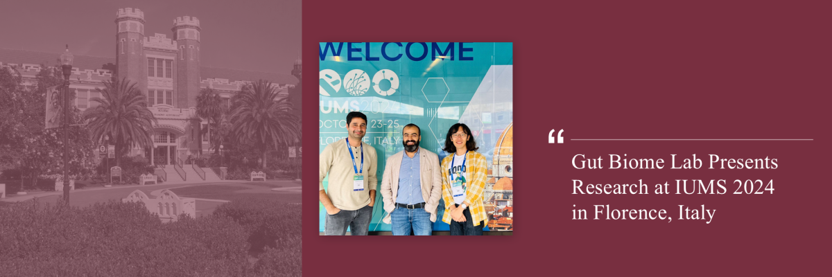 Gut Biome Lab Presents Research at IUMS 2024 in Florence, Italy