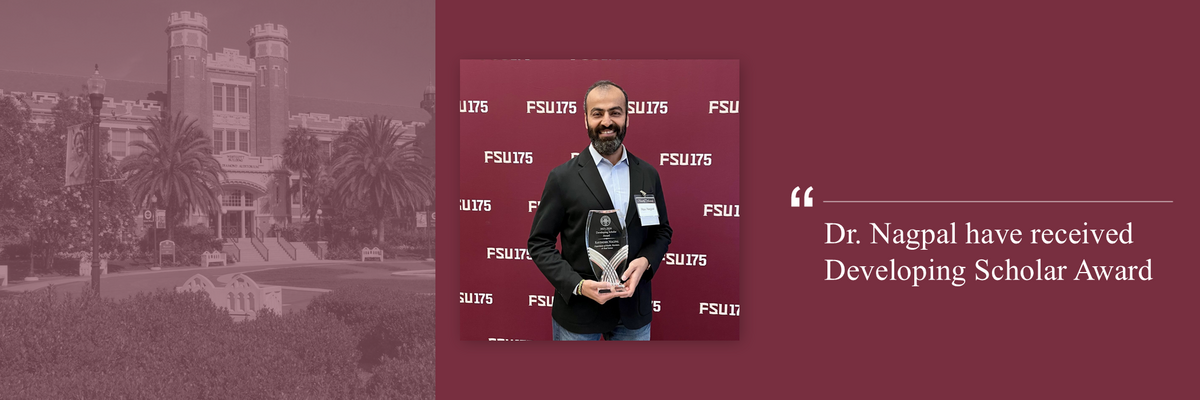 Dr. Nagpal have received Developing Scholar Award
