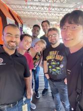 Lab lunch to warmly welcome Ian (Aug.2022)