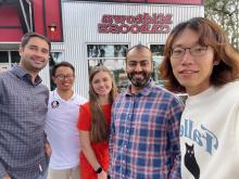 Katelyn successfully completed her master's defense, showcasing her in-depth exploration of the effects of almond snacking on the gut microbiome, a topic she passionately delved into in the lab (Oct.2023)