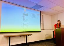 Katelyn successfully completed her master's defense, showcasing her in-depth exploration of the effects of almond snacking on the gut microbiome, a topic she passionately delved into in the lab (Oct.2023)