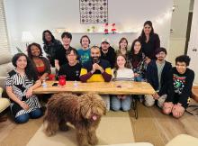 Celebrating Thanksgiving together with the lab members (Nov.2025)