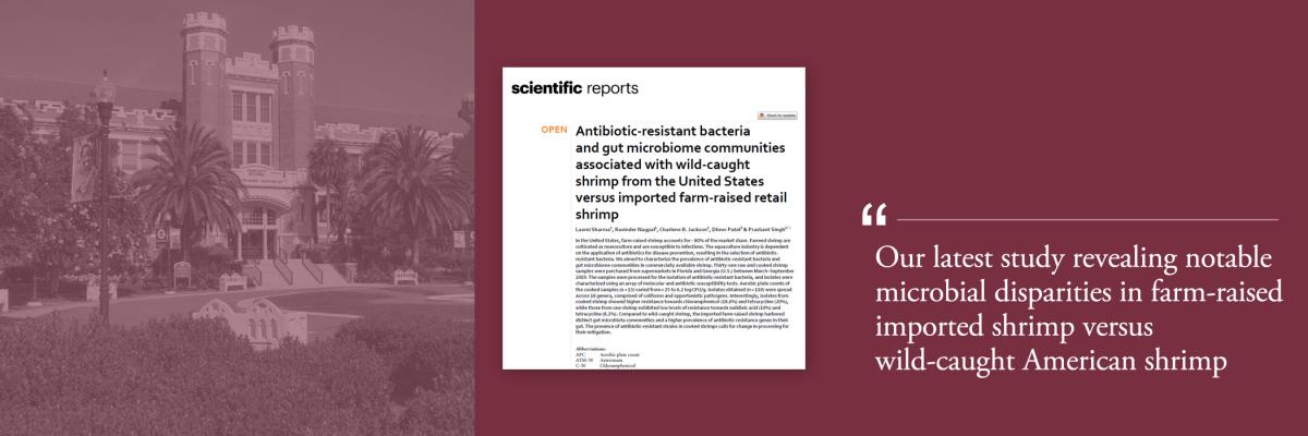 Antibiotic-resistant bacteria and gut microbiome communities associated with wild-caught shrimp from the United States versus imported farm-raised retail shrimp
