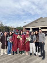 Katelyn's Master's graduation ceremony (Dec.2023)